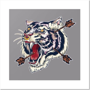 White Tiger Mighty Posters and Art